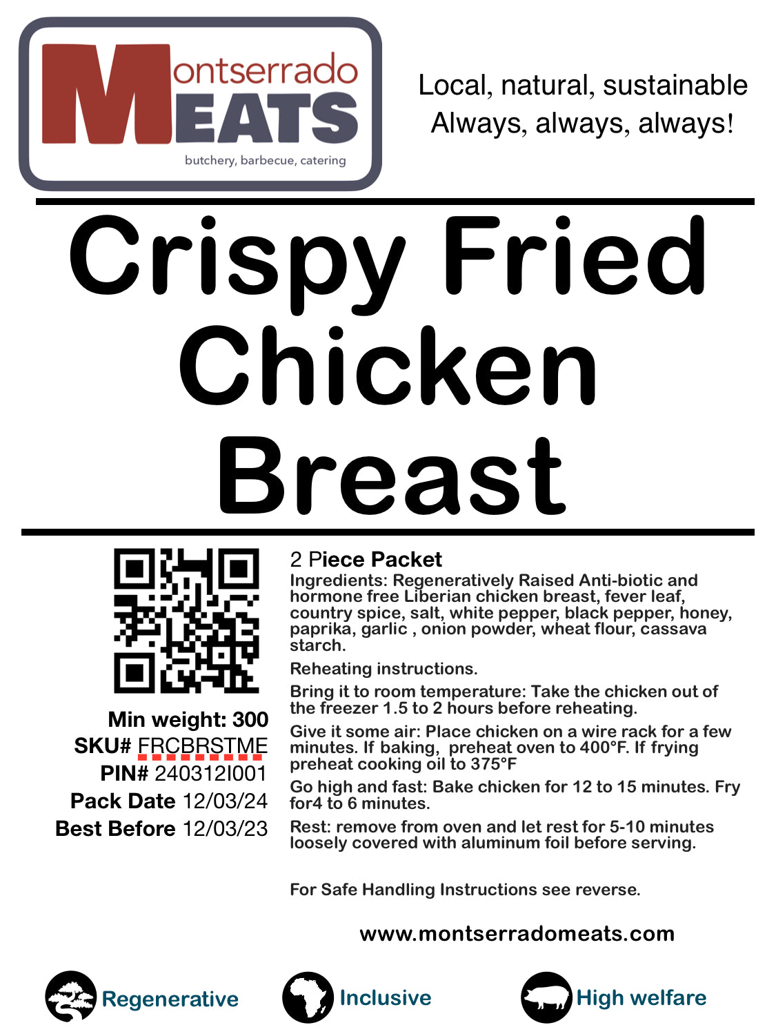Crispy Fried Chicken Breast